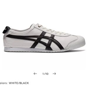 NWT Onitsuka Tiger by ASICS MEXICO 66 White/Black Size 8.5 women’s